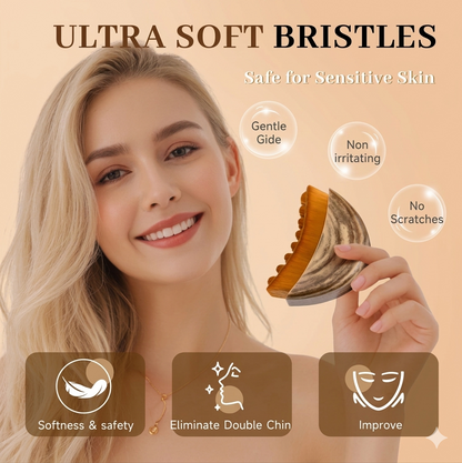 Box Facial Brush Skin Scraping Guasha Contoured Lymphatic Drainage Massage Face Sculpting Scraping Facial Massager